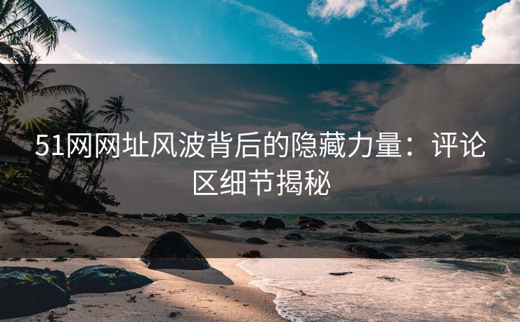 51网网址风波背后的隐藏力量：评论区细节揭秘
